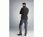 6371 Pantalones largos de trabajo elásticos AllroundWork color gris acero/ negro